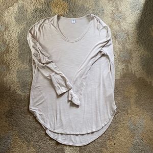 Old Navy luxe long sleeve tunic top, size large